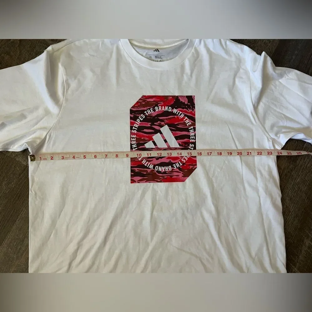 Adidas Camo Box T-Shirt- Size XL - Picture 7 of 8